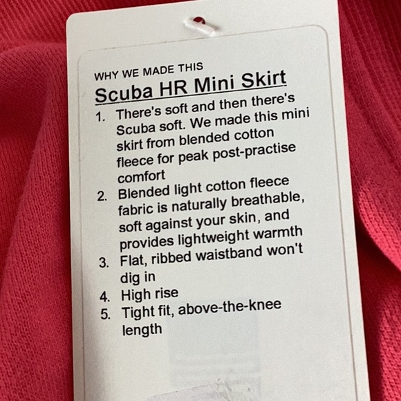 Lululemon scuba mini skirt - Picture 11 of 13